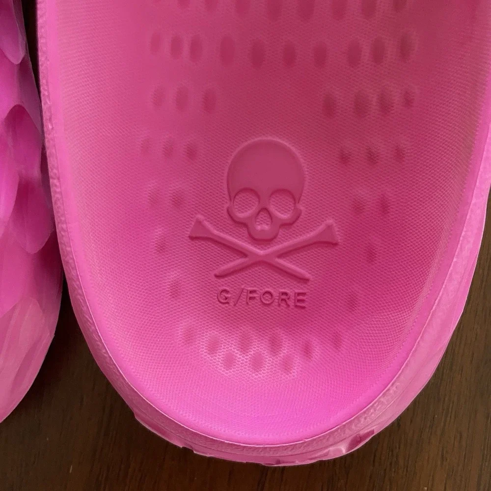 GFore G Fore GSlide‎ Street Shoe - Pink - Men 10/Women 12 Golf Slides Sandals